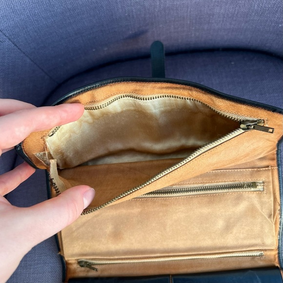 Celine monogram logo clutch bag jewelry case (?) leather canvas - Picture 7 of 8